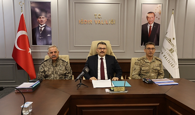 Iğdır Valisi Ercan Turan, ocak ayına ilişkin terörle mücadele ve düzensiz göç verilerini paylaştı