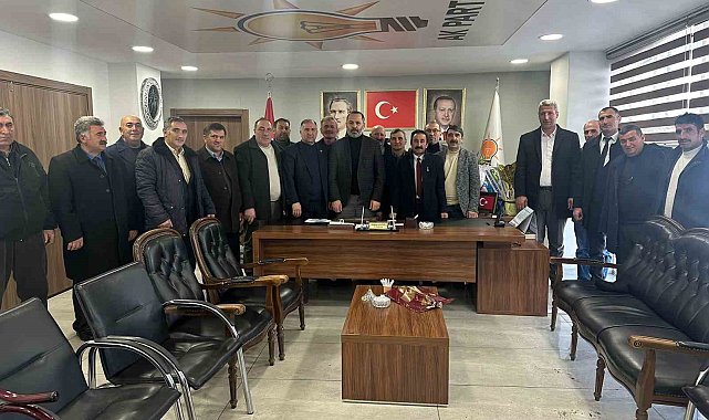 İl Genel Meclis Üyesi ve muhtarlardan İl Başkanına hayırlı olsun ziyareti