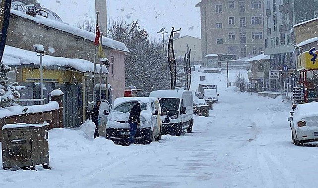Karlıova'da 20 köy yolu ulaşıma kapandı