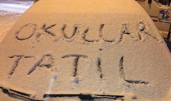 Kars'ta eğitim ve öğretime bir gün ara verildi