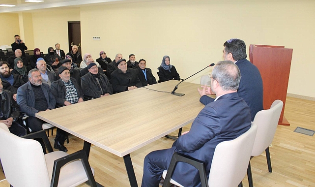 Kars’ta hacı adayları ile sohbet