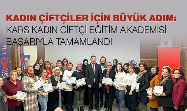 Kars'ta kadın çiftçiler için büyük adım