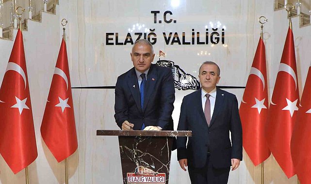 Kültür ve Turizm Bakanı Ersoy, Elazığ'da