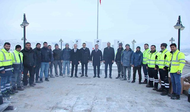 Maden kazasında vefat eden işçiler için anıt yapıldı