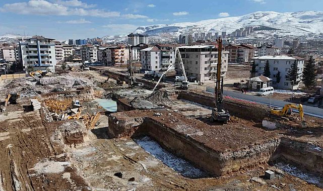 Malatya'da inşa çalışmaları sürüyor