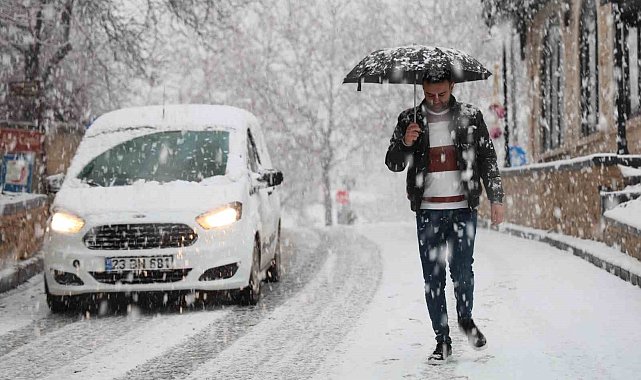 Meteorolojiden Elazığ için kuvvetli kar yağışı uyarısı