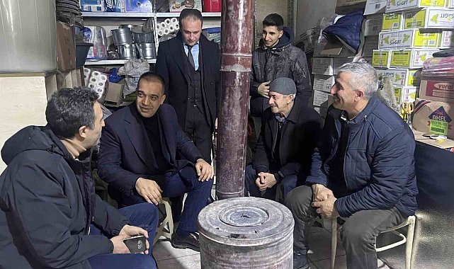 MHP İl Başkanı Yurdagül, Hınıs ve Tekman'da esnafı ziyaret etti, muhtarlarla biraraya geldi