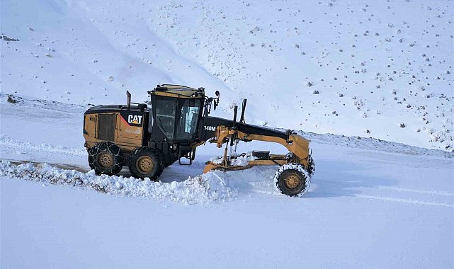 Muş'ta 25 köy yolu kapandı