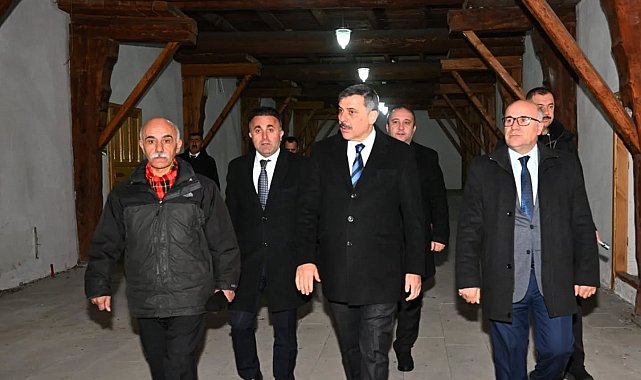 Tarihi Gümrük Hanı'nda inceleme