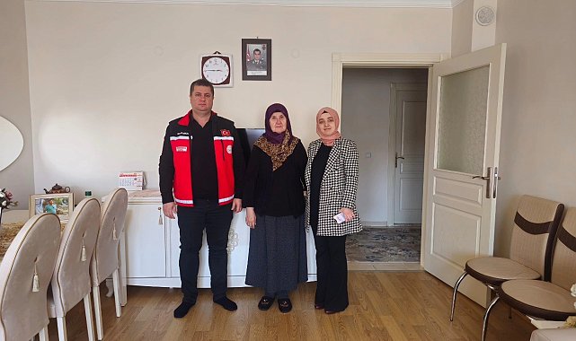 Vali Yardımcısı Kurt'tan seneyi devriyesinde şehit ailesine ziyaret