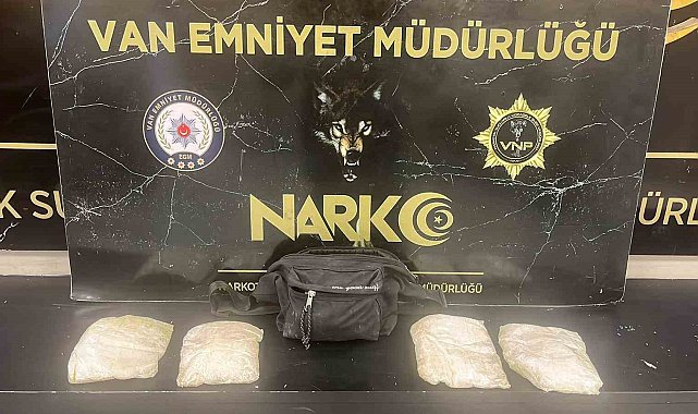 Van'da 7 kilo 415 gram metamfetamin ele geçirildi