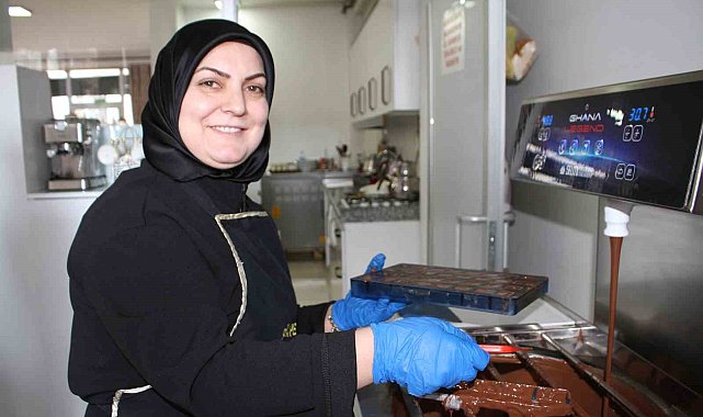 Van'da girişimci kadınlardan doğal çikolata üretimi
