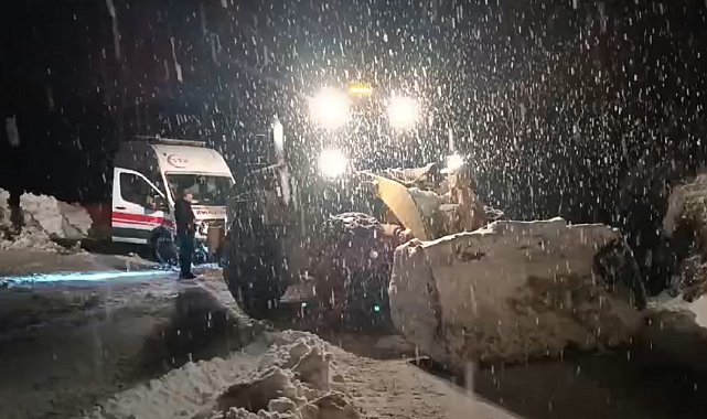 Yüksekova'da ekipler koah ve astım hastası için seferber oldular