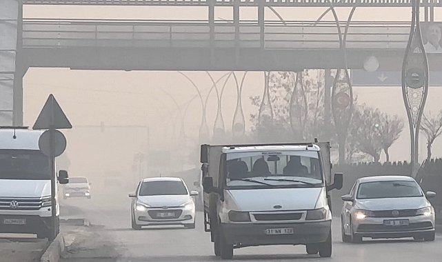 Yüksekova'da yoğun sis etkili oldu