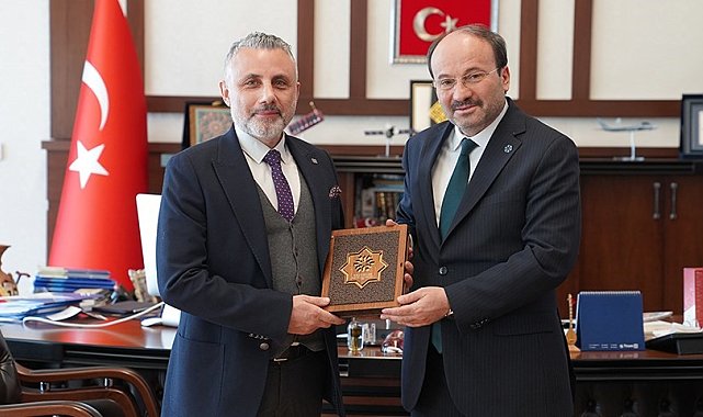 Yurtdışı Türkler ve Akraba Topluluklar Başkanlığı heyeti Rektör Çakmak ile bir araya geldi