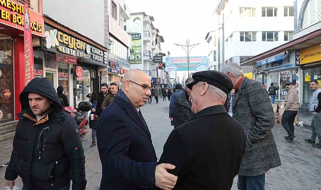 Ağrı Valisi Koç, Ramazan'da esnaf ve vatandaşlarla buluştu