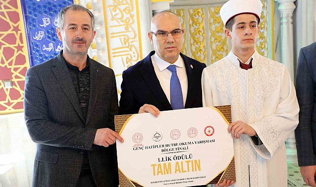 Ağrı'da Hutbe Okuma Yarışması Bölge Finali'nde Erzurum birinciliği kazandı