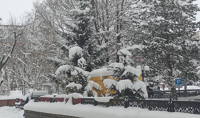 Ardahan'da kartpostallık kar görüntüleri