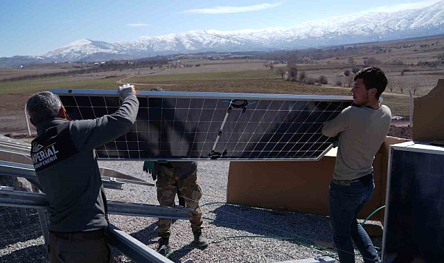 Battalgazi'de güneş enerjisi santrali faaliyete geçiyor