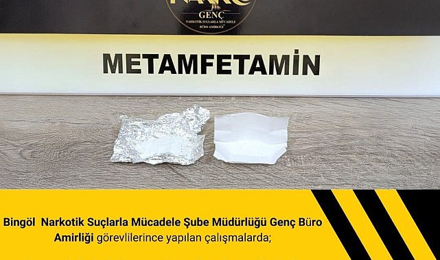 Bingöl'de uyuşturucu operasyonu
