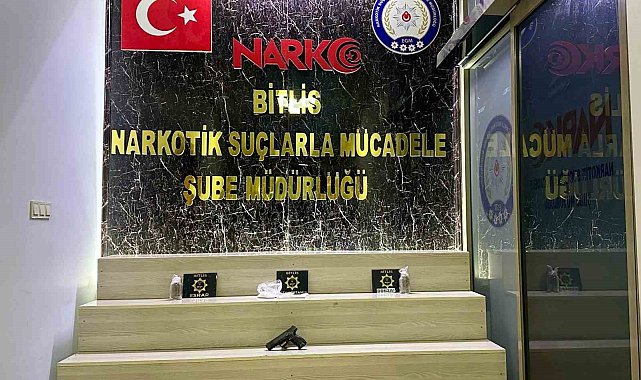 Bitlis'te uyuşturucu satıcılarına şafak operasyonu