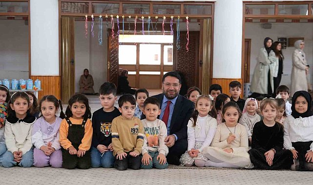 Cami, çocuk buluşması gerçekleştirildi
