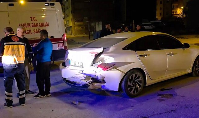 Elazığ'da 2 otomobil çarpıştı: 2 yaralı