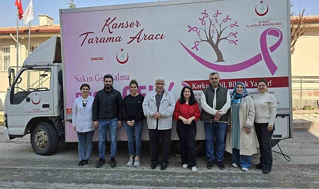 Elazığ'da kanser tarama hizmetleri sürüyor