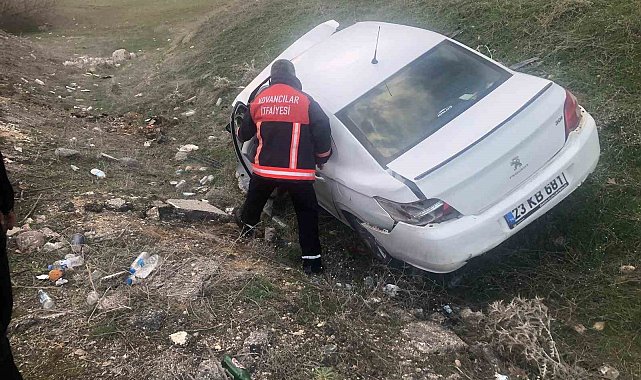 Elazığ&#039;da trafik kazası: 1 yaralı