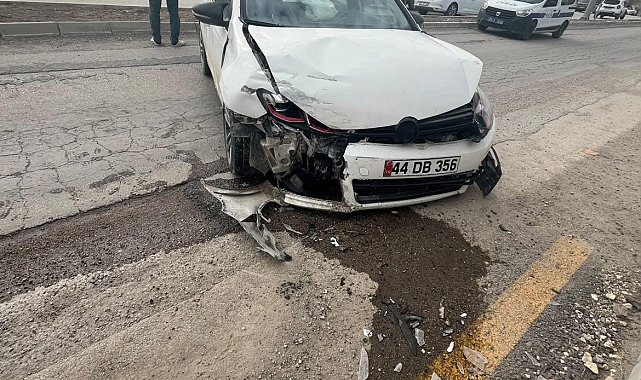 Elazığ'da trafik kazası: 2 yaralı