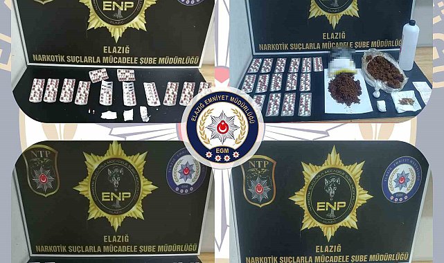 Elazığ'da uyuşturucu operasyonunda 7 tutuklama