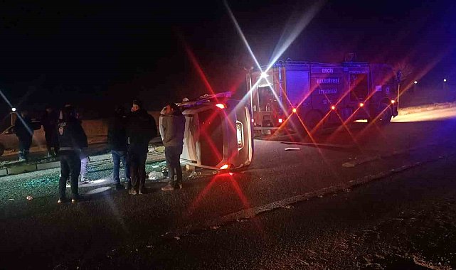 Erciş'te trafik kazası: 1 yaralı