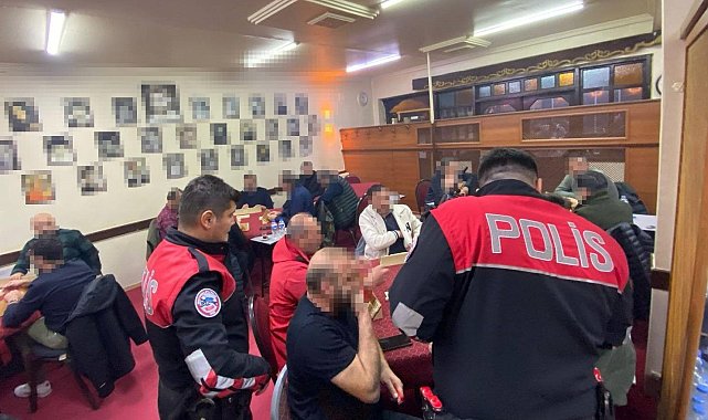 Erzincan'da 'kumar, tombala ve oyun makineleri uygulaması' yapıldı