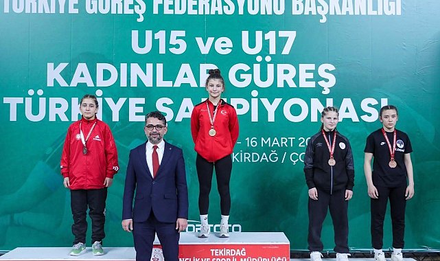 Erzincanlı güreşçi Safiye Mustafa Türkiye 3'üncüsü oldu