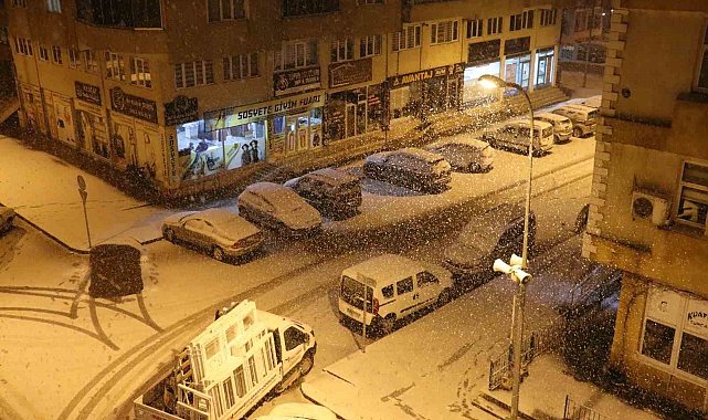 Erzurum'da bir günde iki mevsim