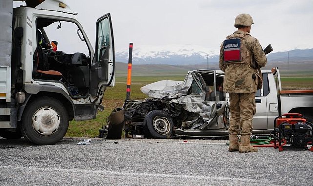 Erzurum'da jandarma bölgesinde bir ayda 9 trafik kazası