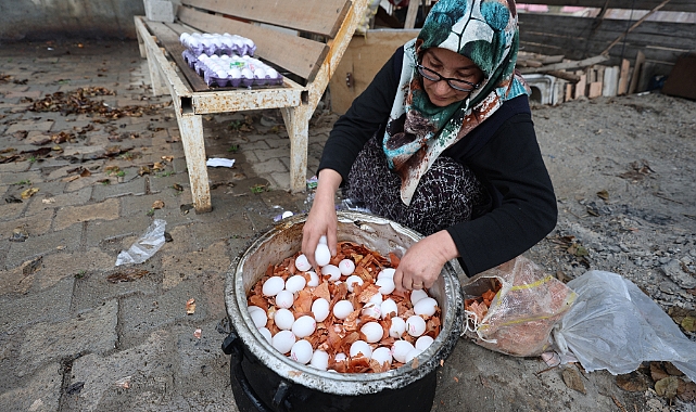 Iğdır'da renk renk süslenen yumurtalar nevruza "renk" katıyor
