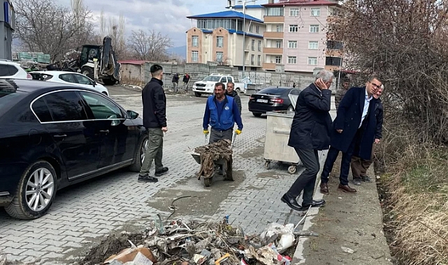 Kağızman&#039;da çevre temizliği 