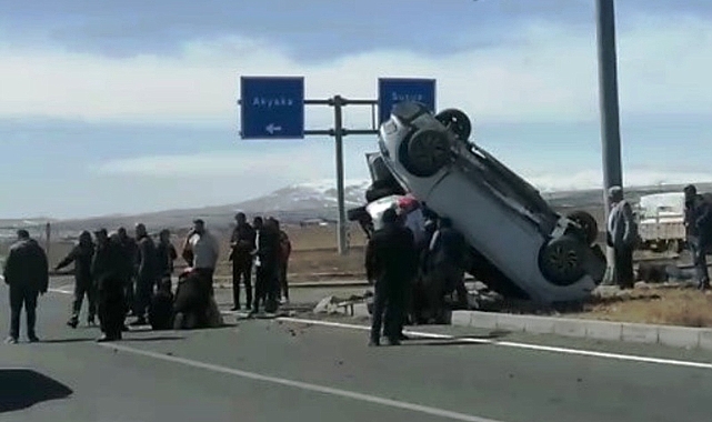 Kars'ta trafik kazasında yaralanan bebek hayata tutunamadı