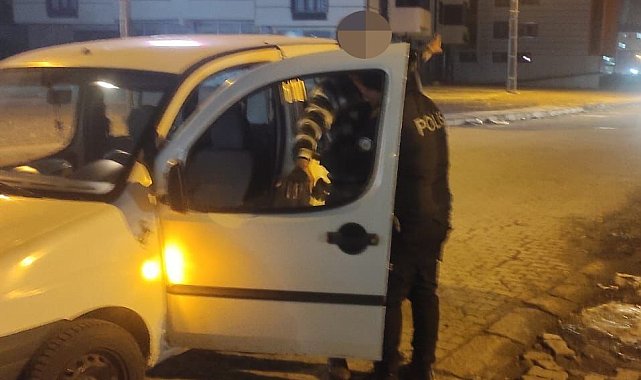 Kars'ta polis ekiplerinden asayiş ve güvenlik uygulaması