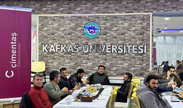 Kars'taki Çalıştaya sanayi kuruluşu Çimentaş Kars Çimento Fabrikası'ndan katkı