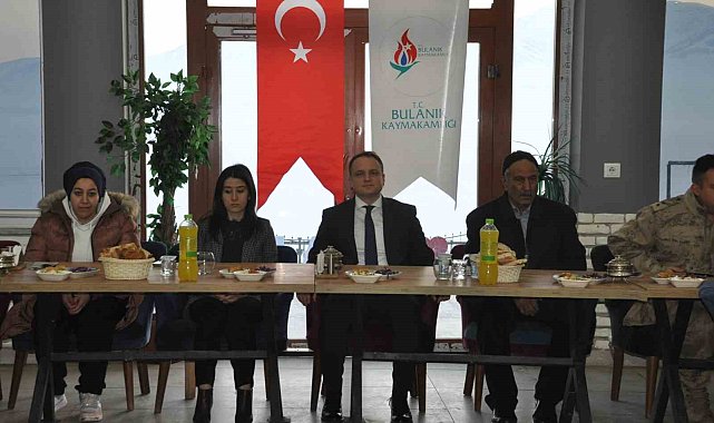 Kaymakam Koşansu, şehit ve gazi aileleriyle iftarda buluştu