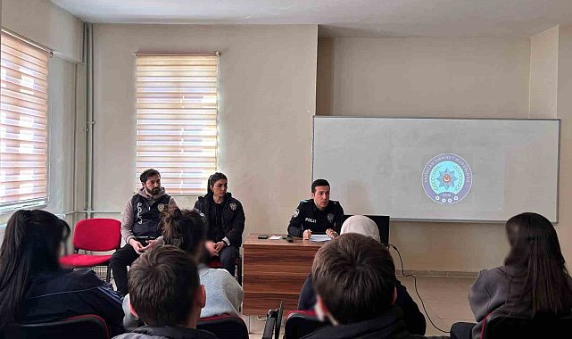 Lise öğrencilerine güvenlik eğitimi