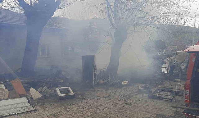 Malatya'da bahçe yangını