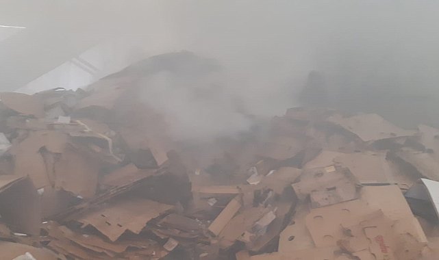 Malatya'da geri dönüşüm fabrikasında yangın