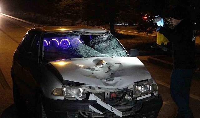 Malatya'daki feci kazada 102 metre fren izi