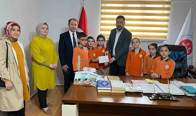 Mehmet Akif Ersoy İlkokulu'ndan Gazze'ye yardım kampanyası