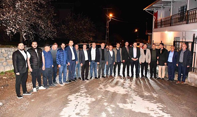 Milletvekili Tüfenkci ile Başkan Ulutaş, Akçadağ'da vatandaşlarla bir araya geldi