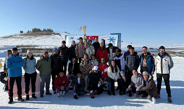 Muşlu kayakçılar, Biathlon Türkiye Şampiyonası&#039;nı 6 madalya ile tamamladı