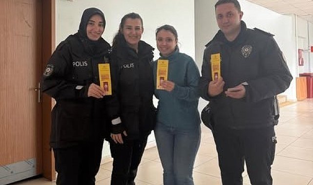 Polis KADES bilgilendirmesi yaptı